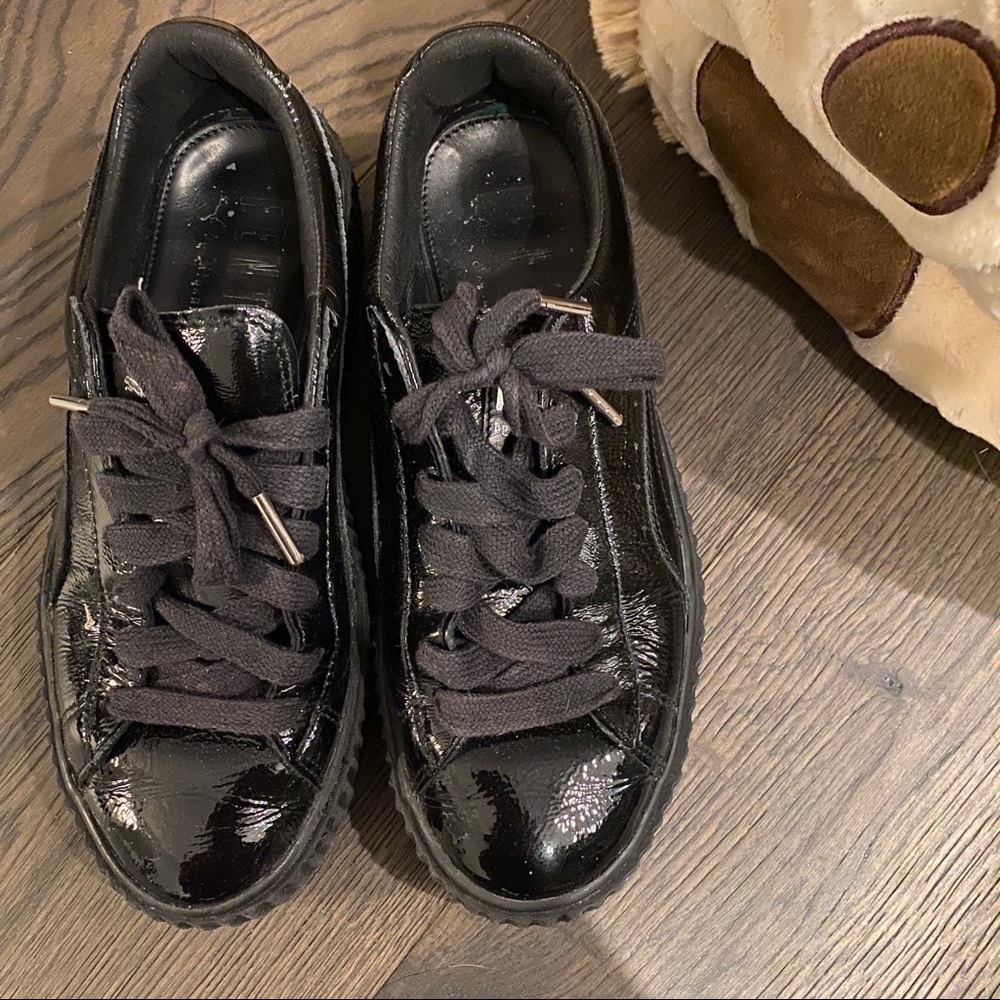 Puma fenty black shoes